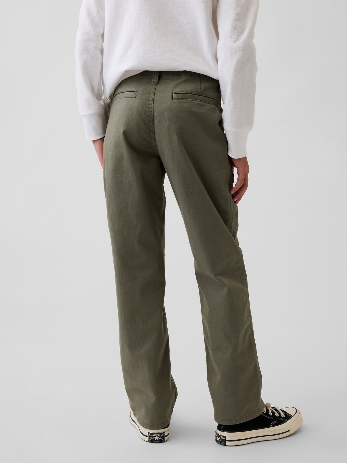 Koyu Mavi Modern Relaxed Straight Khaki Pantolon