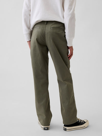 Koyu Mavi Modern Relaxed Straight Khaki Pantolon