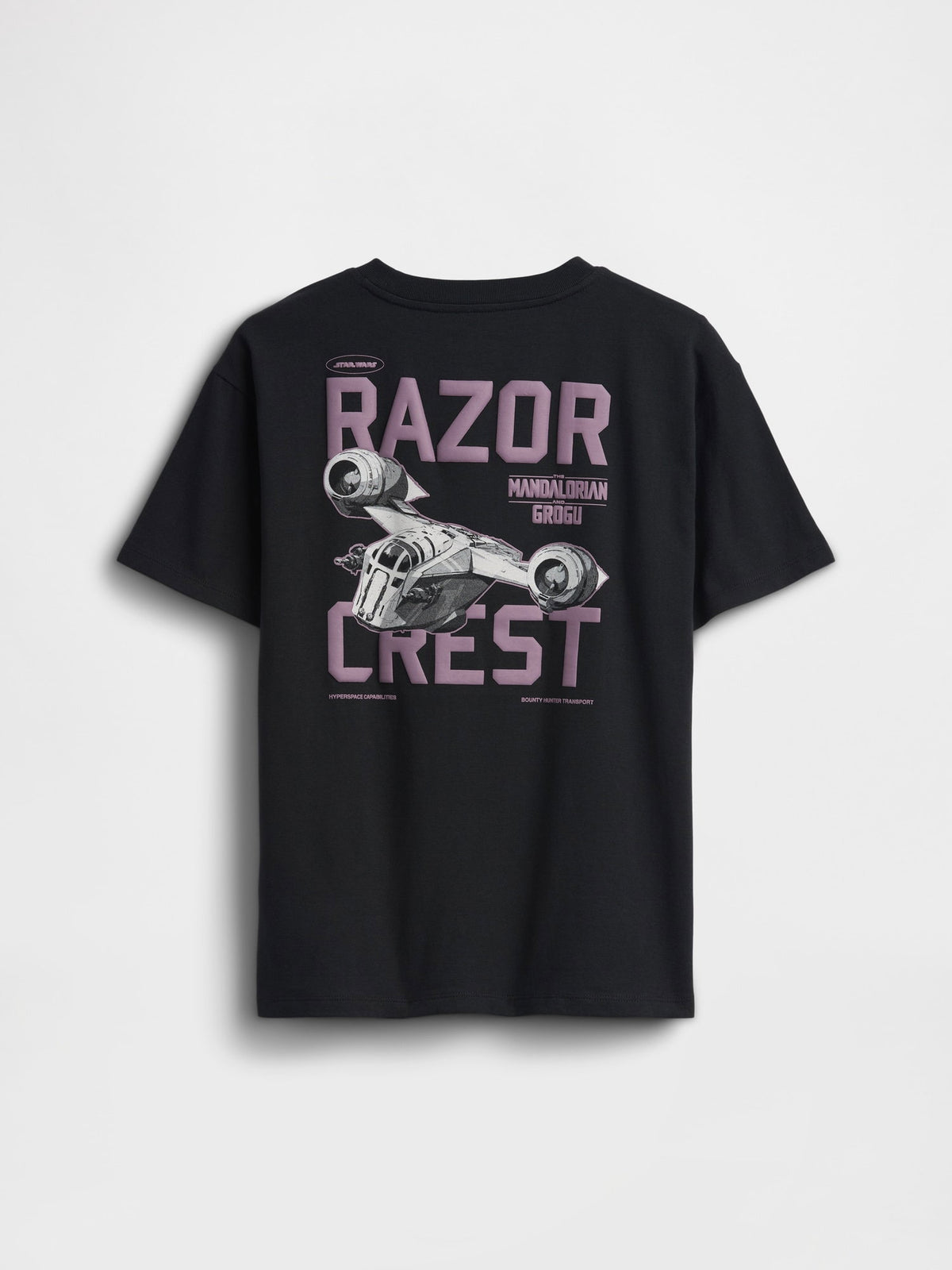 Siyah Star Wars Relaxed Grafik Baskılı T-shirt