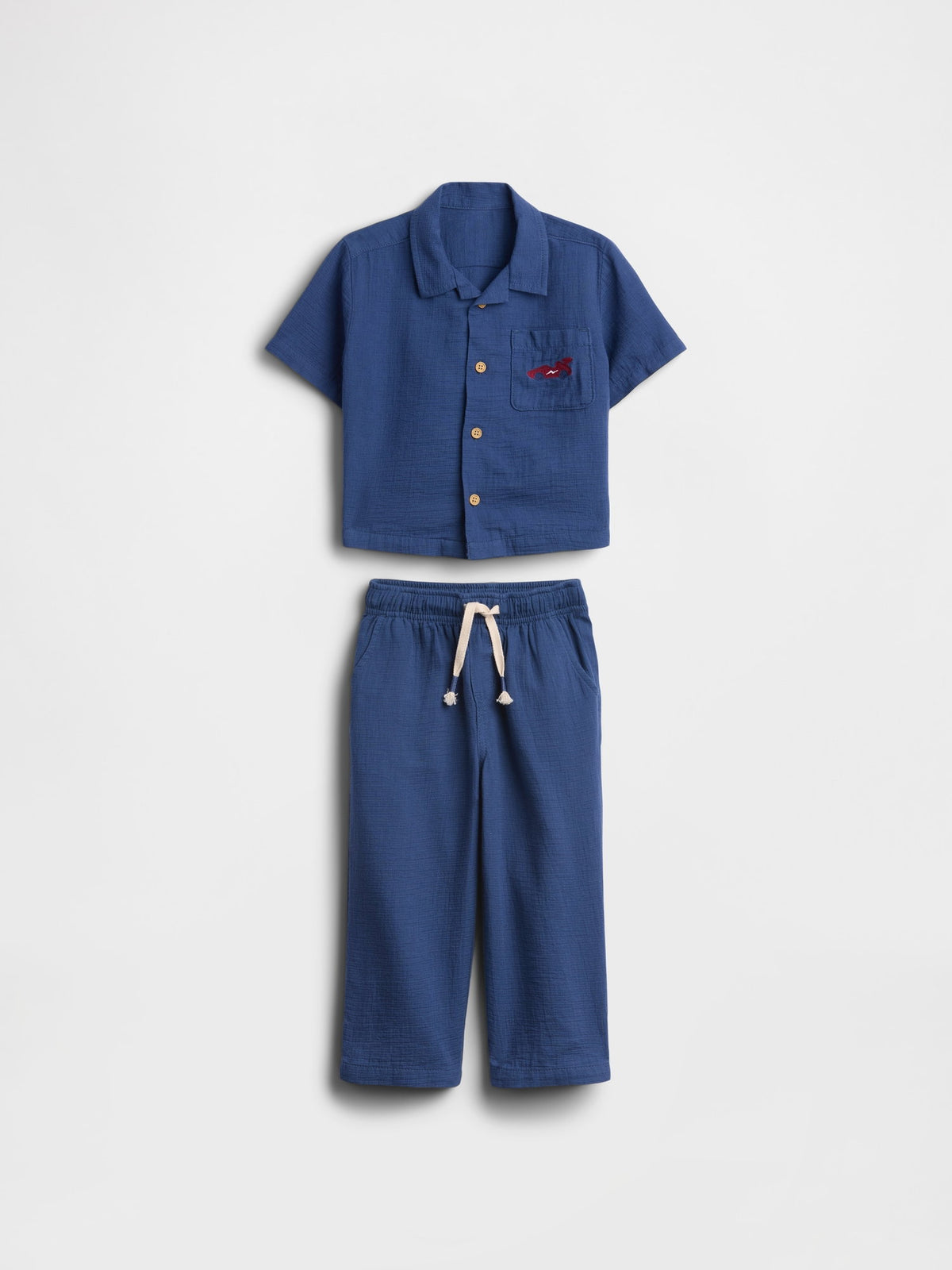 Kobalt Mavisi Outfit Set