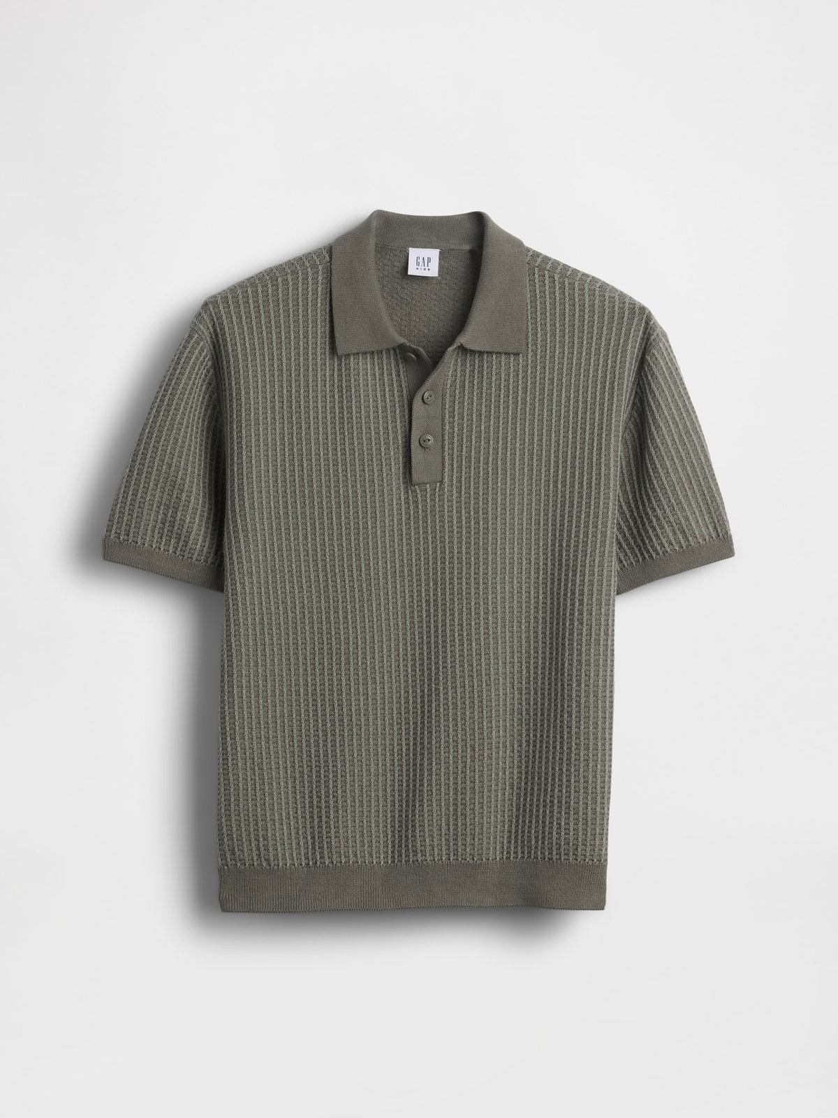 Haki Textured Polo Triko T-shirt