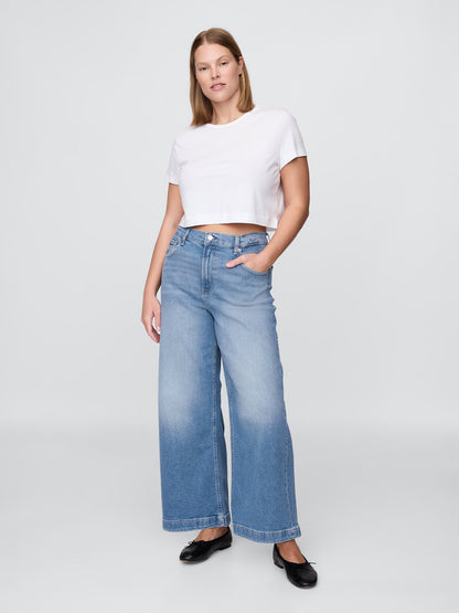 Mavi High Stride Wide-leg Ankle Jean Pantolon