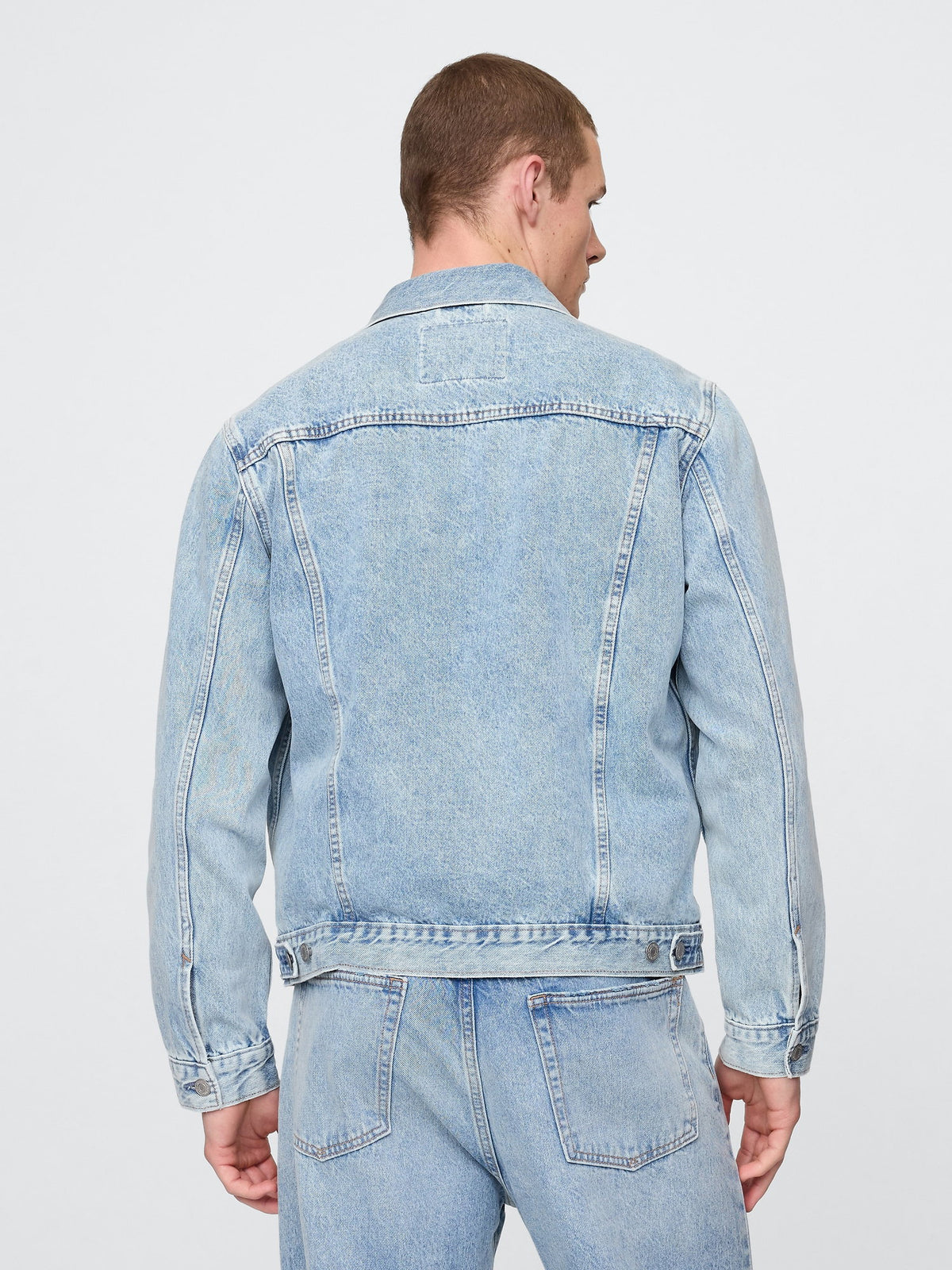 Açık Mavi Classic Icon Denim Ceket