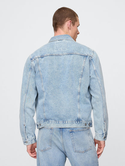 Açık Mavi Classic Icon Denim Ceket