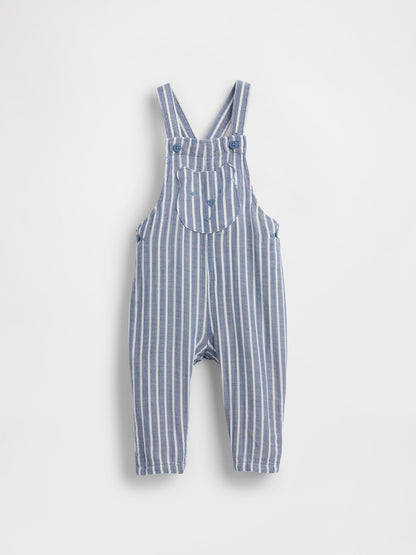 Mavi Baby Cotton-gauze Brannan Bear Tulumları