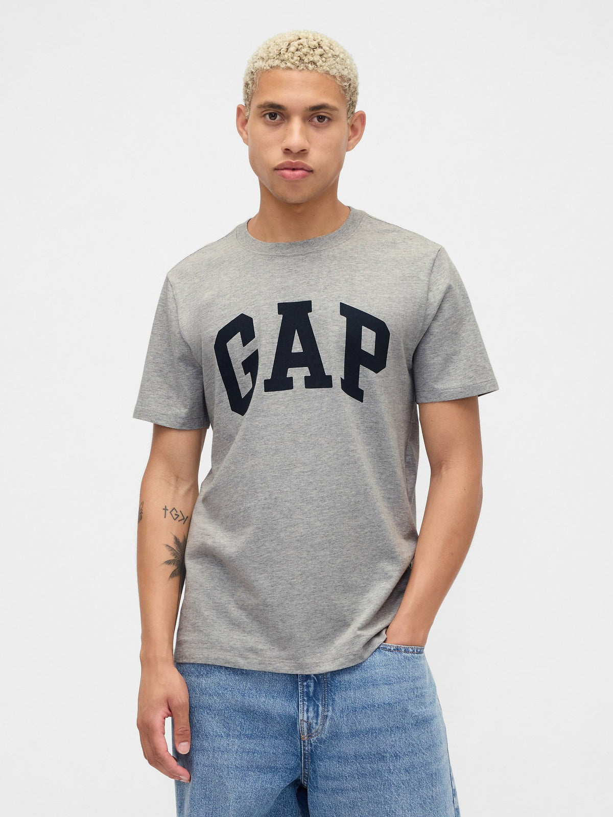 Siyah Everyday Soft Gap Logo 2'li T-shirt Seti