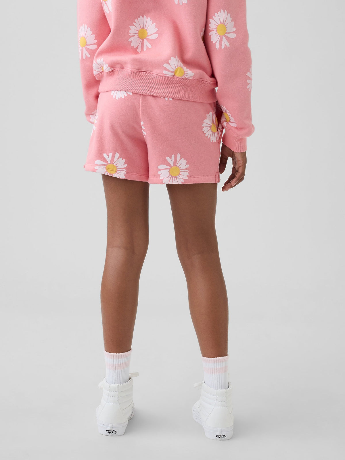 Pembe Gap Logo Fransız Havlu Kumaş Pull-on Şort