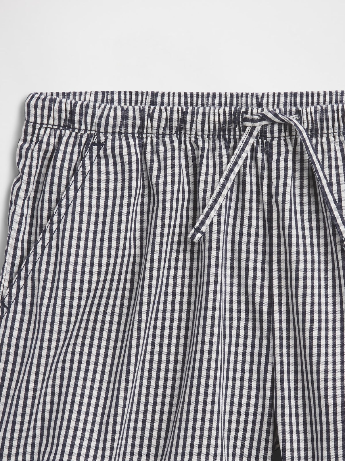 Lacivert Relaxed Pull-on Keten Karışım Şort