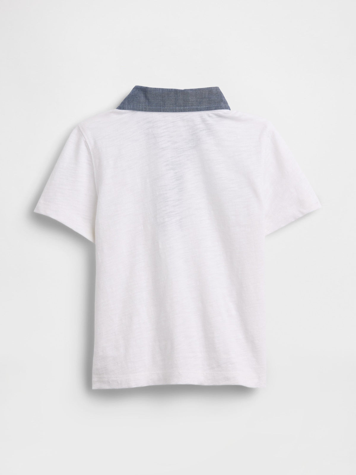 Beyaz Organik Pamuk Polo T-shirt