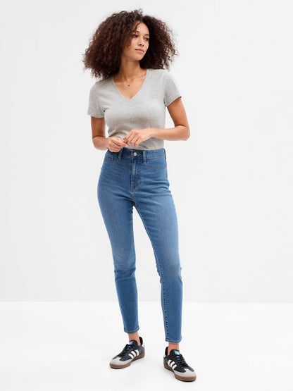 Mavi High Rise Favorite Jegging Jean Washwell Pantolon