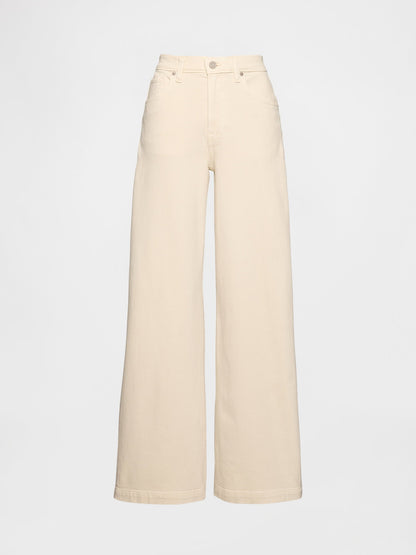 Açık Pembe High Rise Stride Wide-leg Jean Pantolon