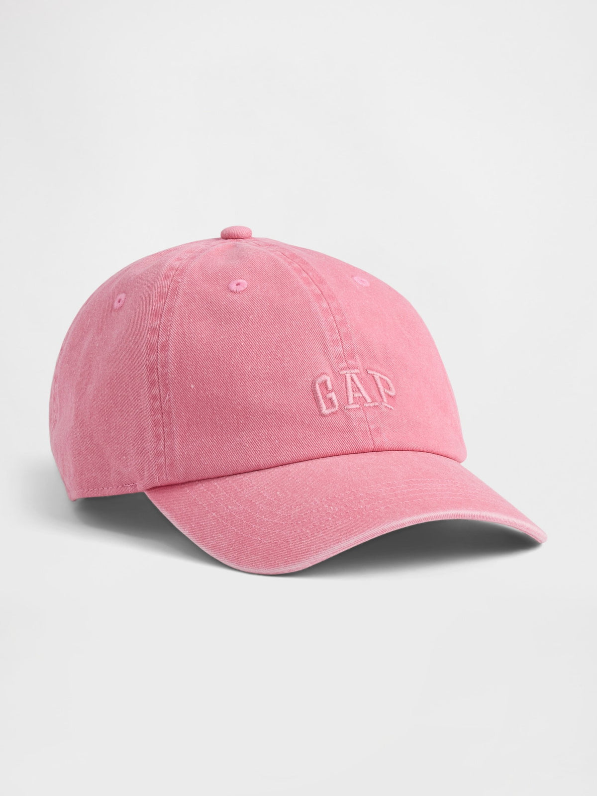 Açık Pembe Washed Logo Beyzbol Şapka