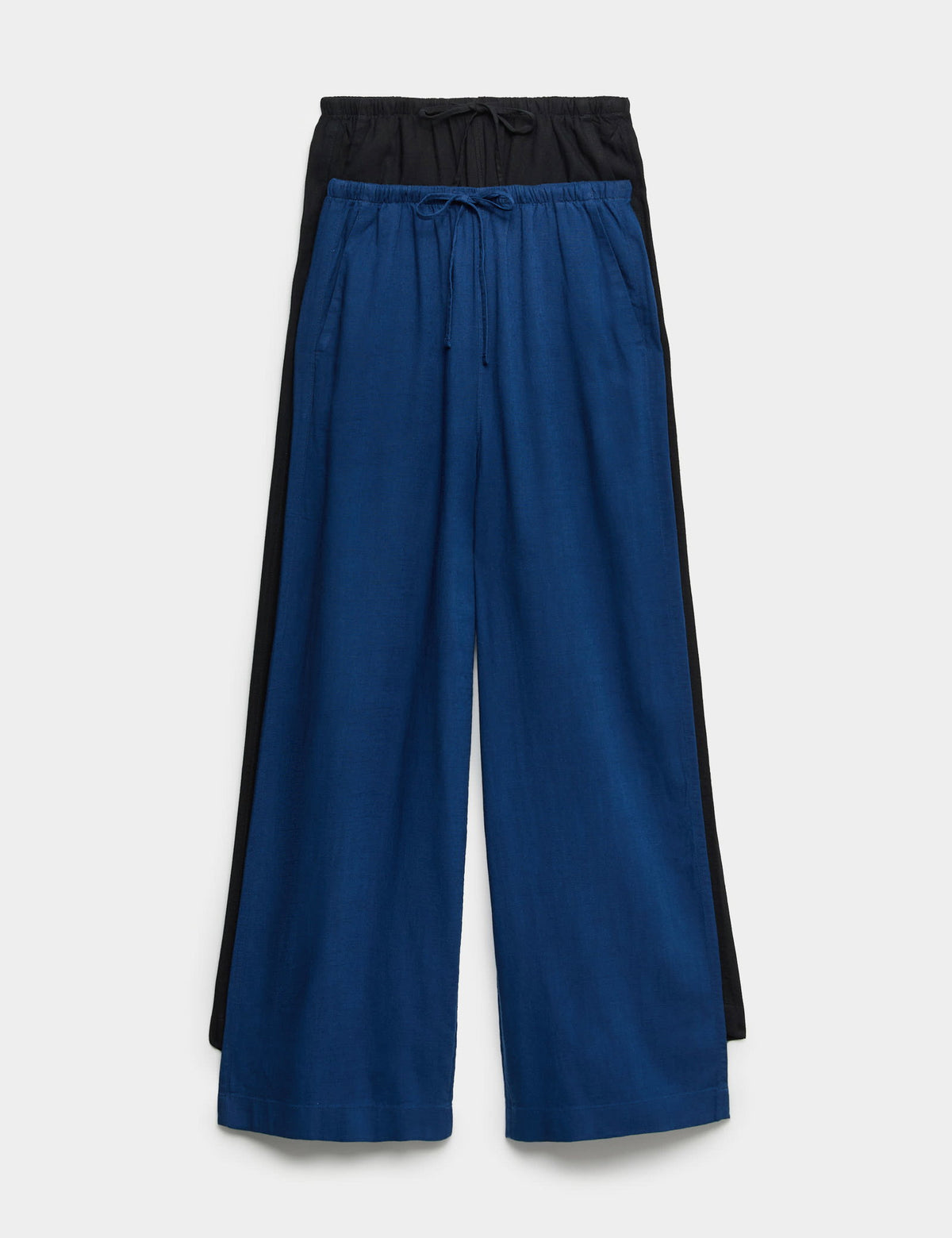 2'li Keten Karışımlı Pantolon