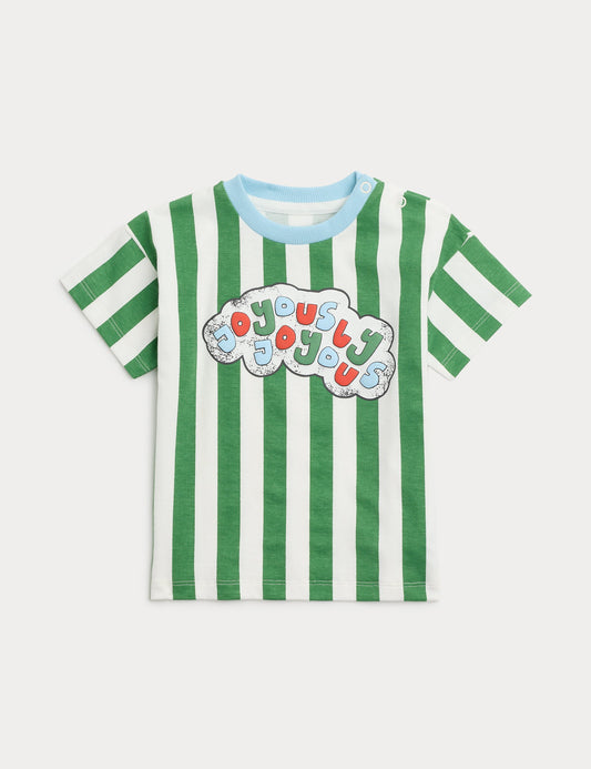 Pamuklu Desenli T-shirt