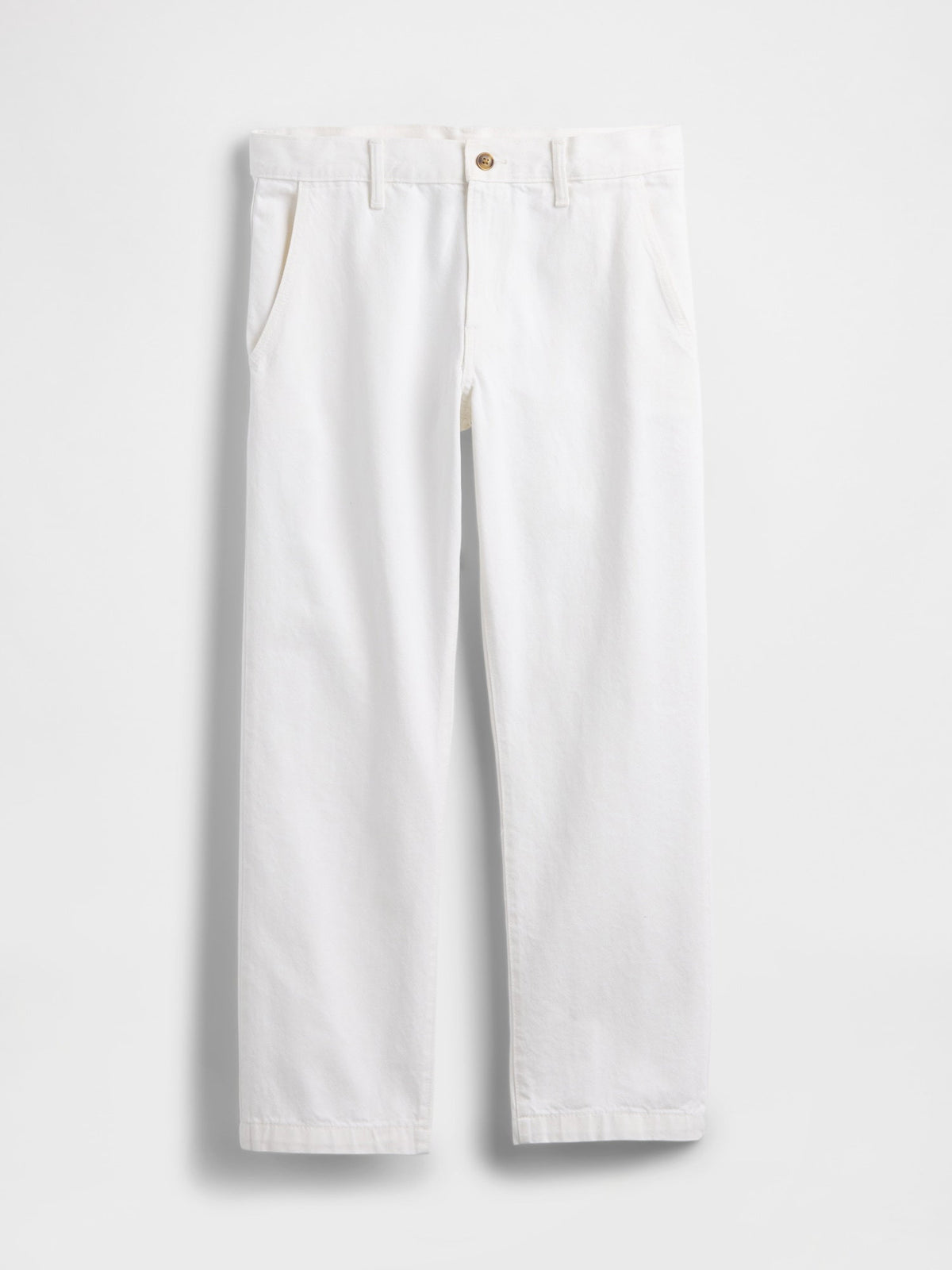 Beyaz Relaxed Straight Pantolon Jean