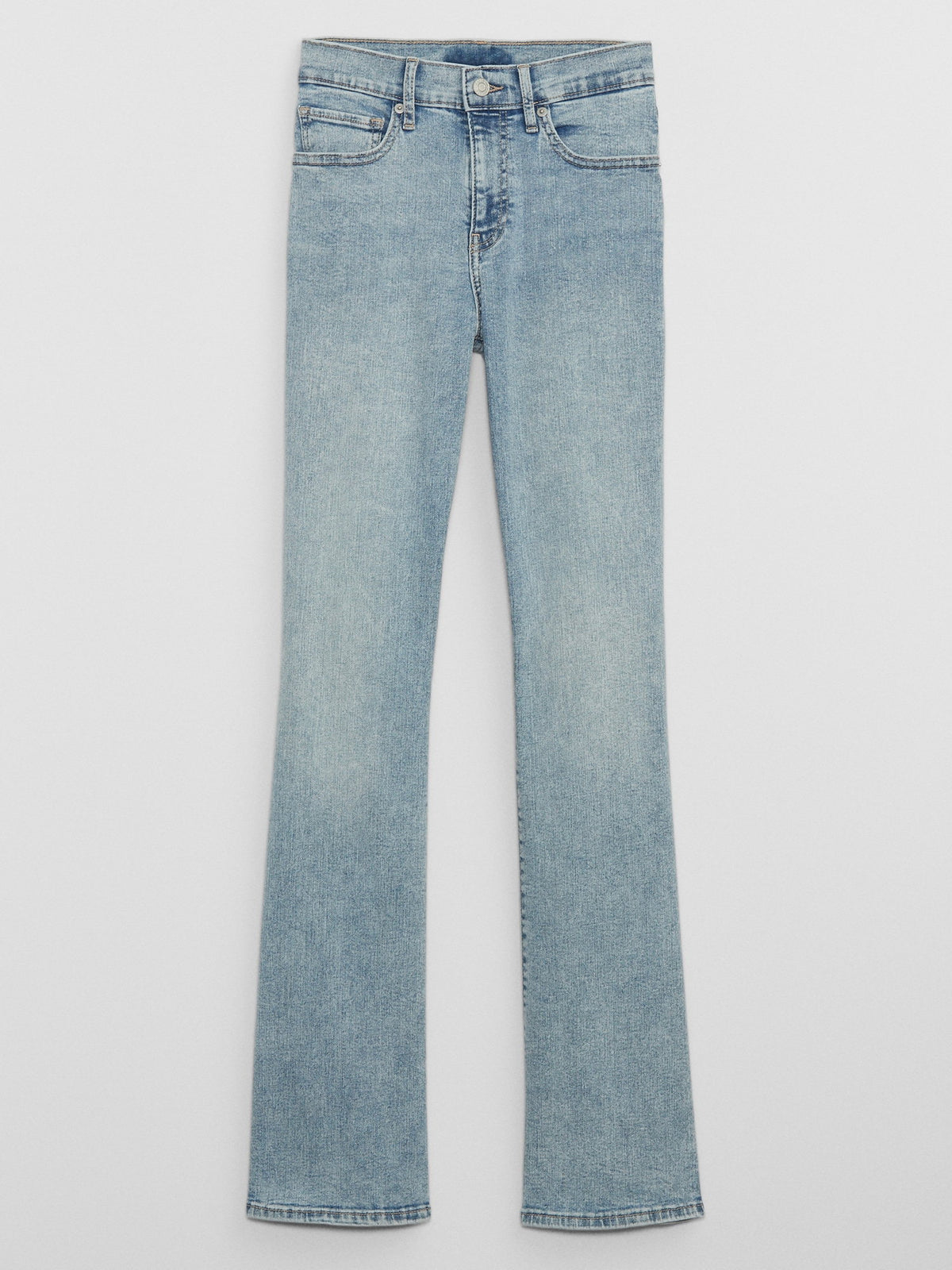 Açık Mavi Mid Rise Baby Boot Washwell™ Jean Pantolon