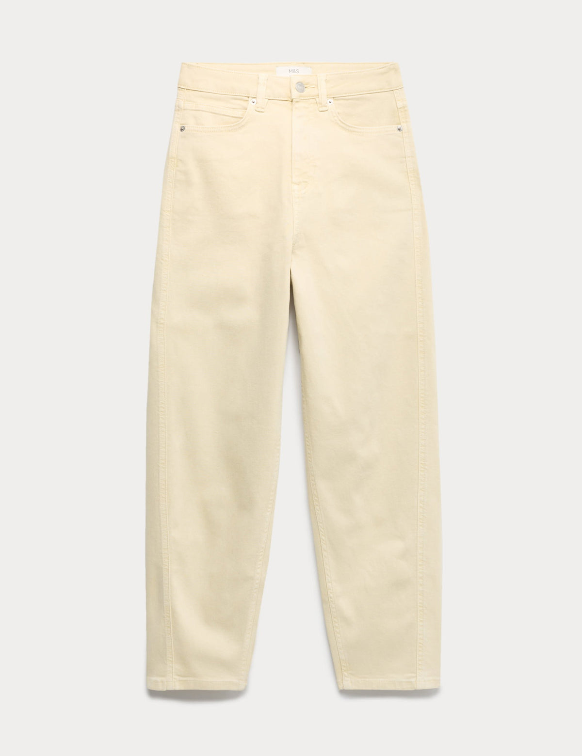 Yüksek Bel Carrot Leg Jean Pantolon
