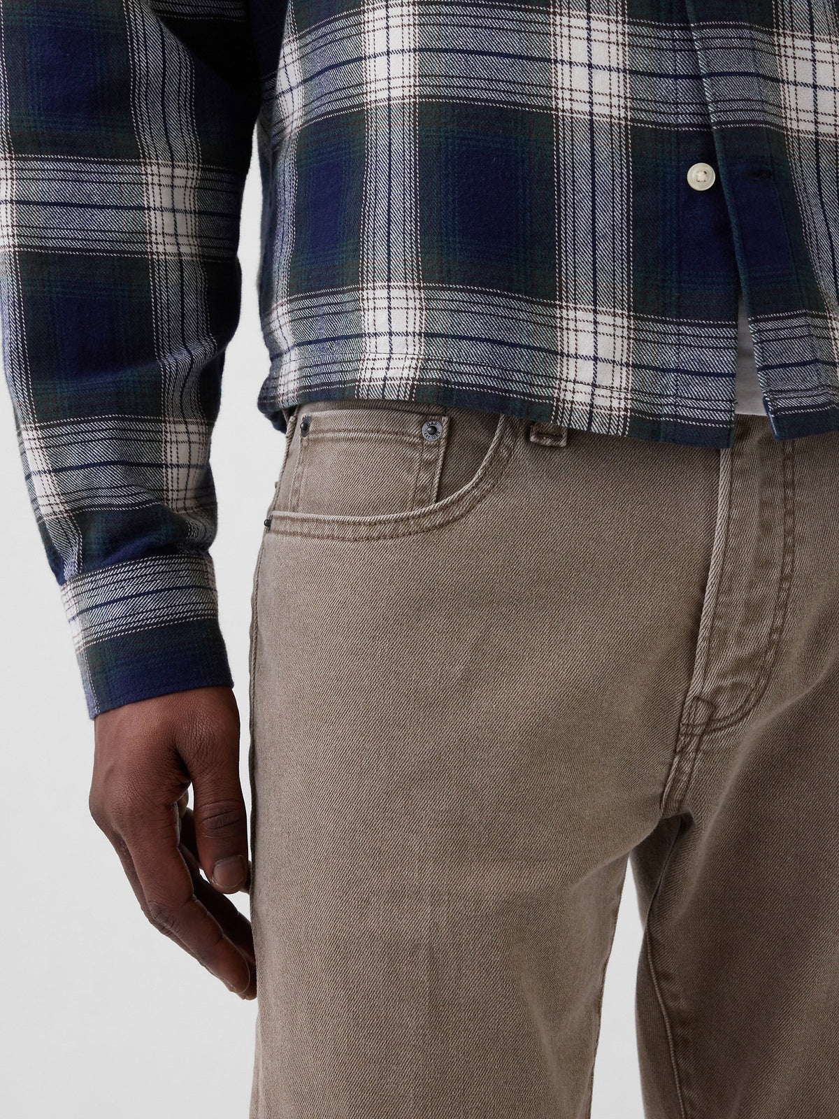 Kahverengi Slim Soft Wear Jean Pantolon