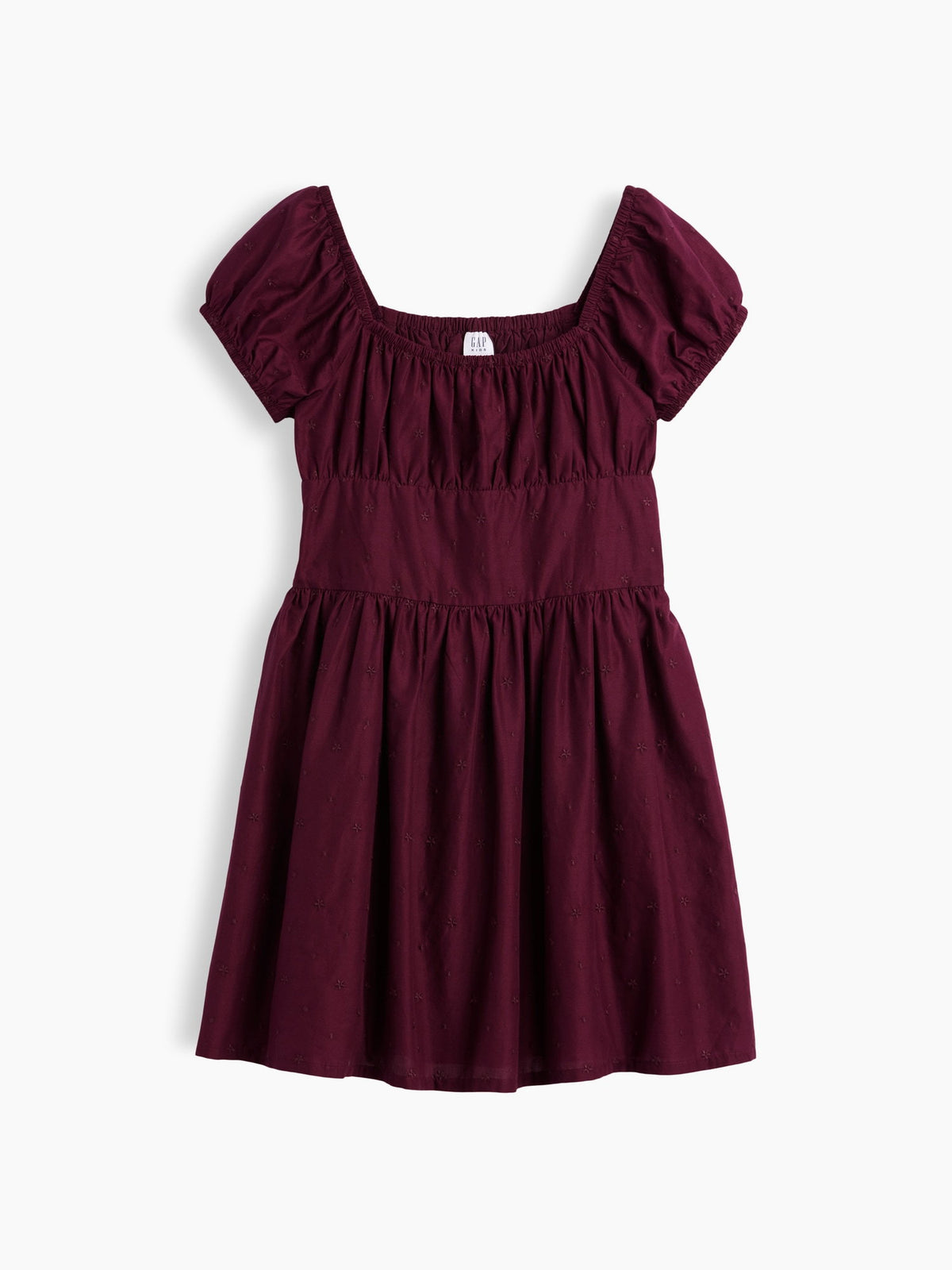 Yeşil Puff-sleeve Elbise