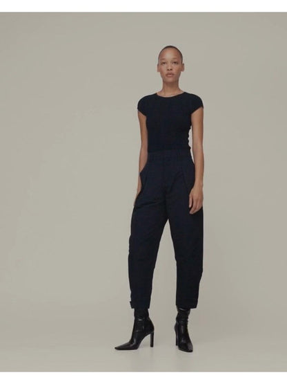 Lacivert Gapstudio High Rise Barrel Pantolon