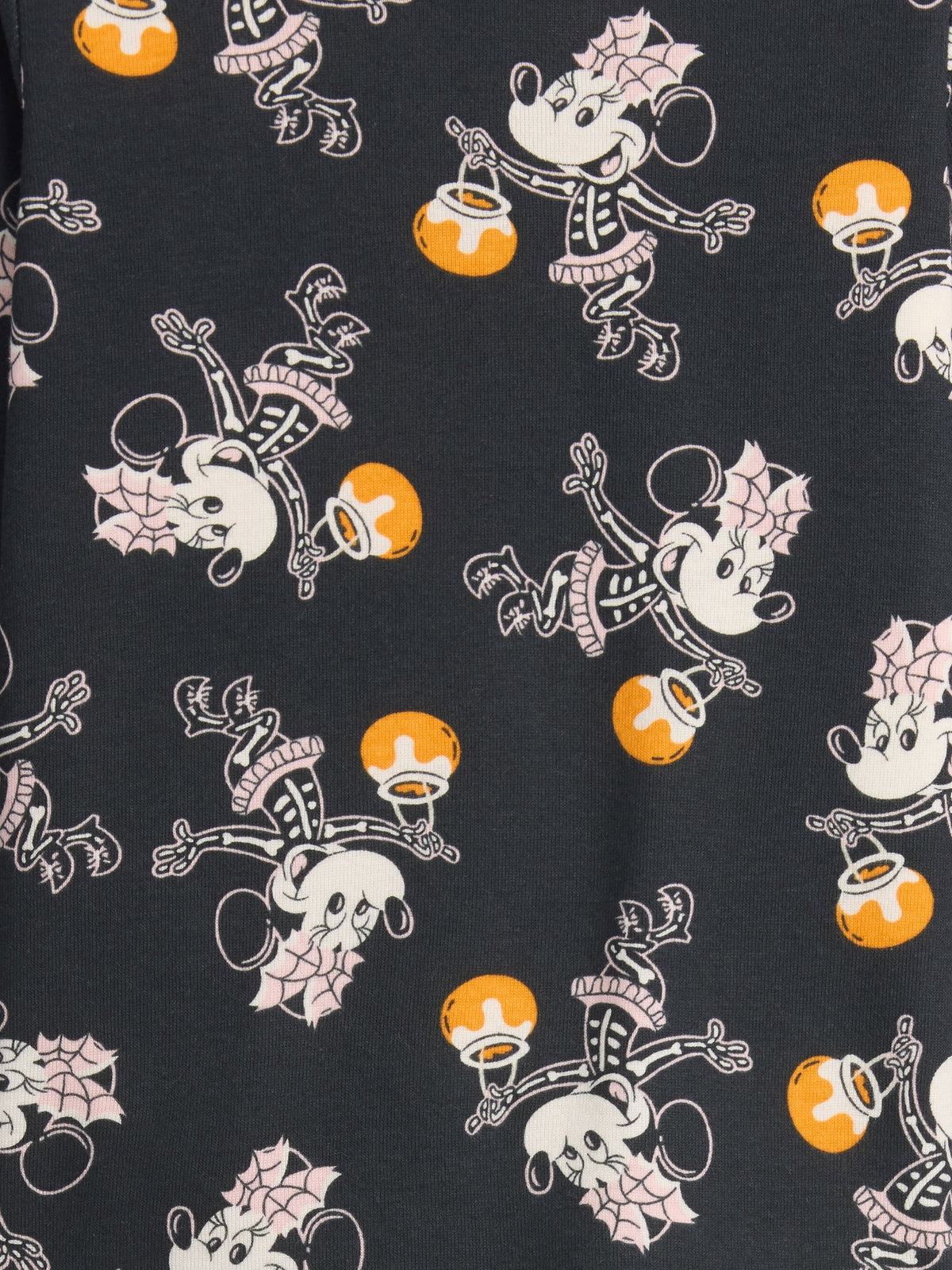 Siyah Disney Minnie Mouse Baskılı Pijama Takımı