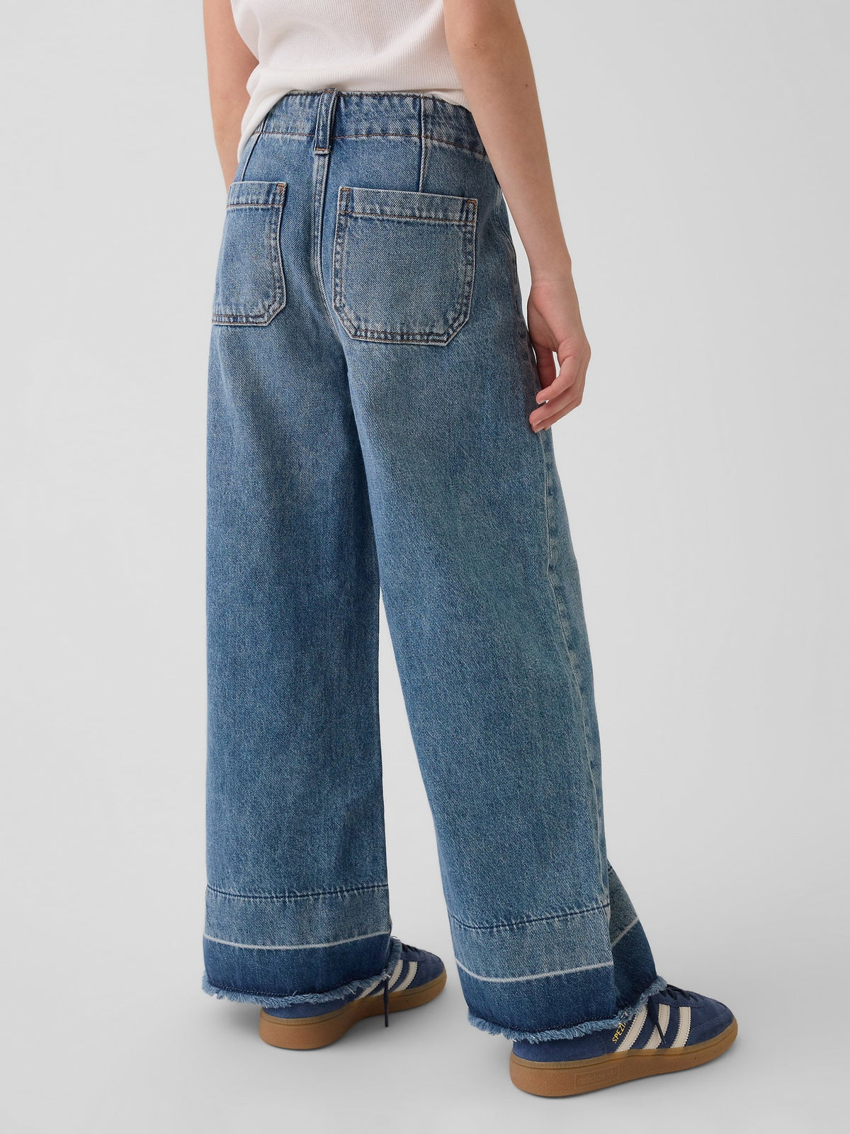 Mavi High Rise Stride Wide-leg Ankle Jean Pantolon