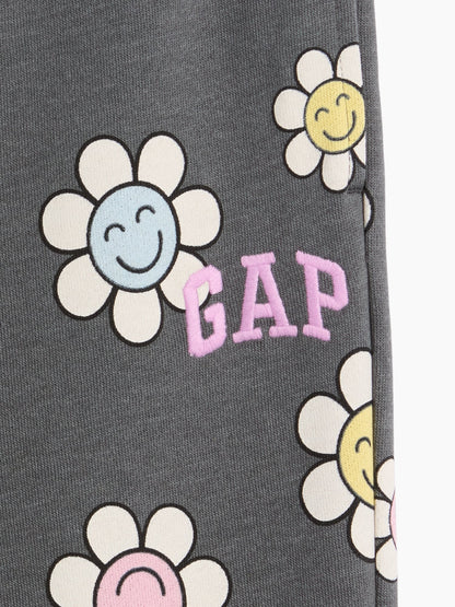 Gri Relaxed Gap Logo Eşofman Altı