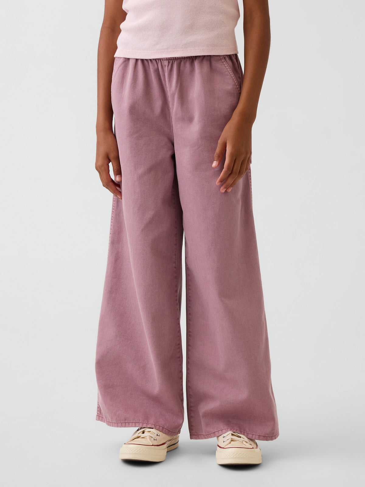 Pembe Easy Wide-leg Utility Pantolon