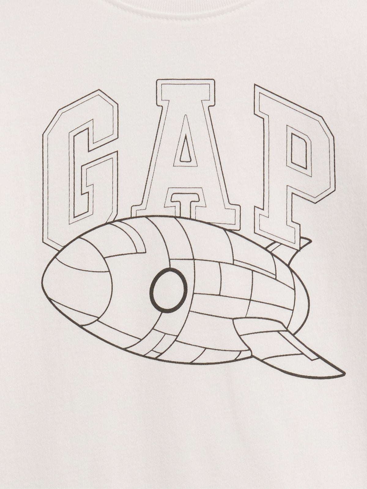 Beyaz Babygap Grafik T-shirt