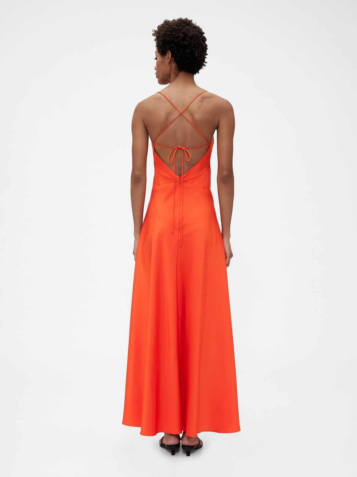 Turuncu Gapstudio Saten Slip Elbise