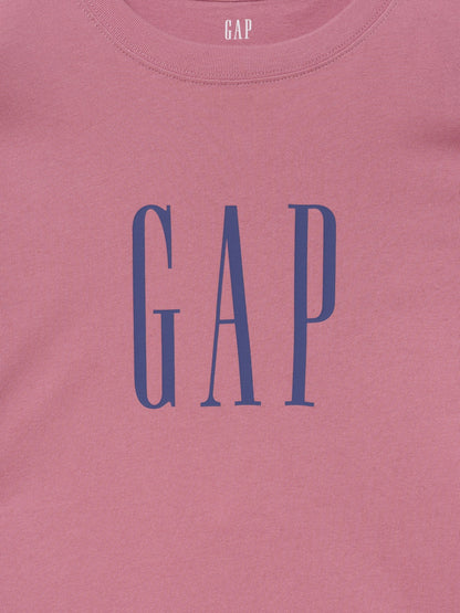 Koyu Pembe Everyday Soft Relaxed Grafik Baskılı T-shirt