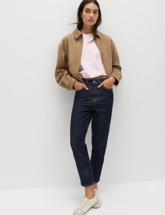 Pamuklu Cropped Pantolon