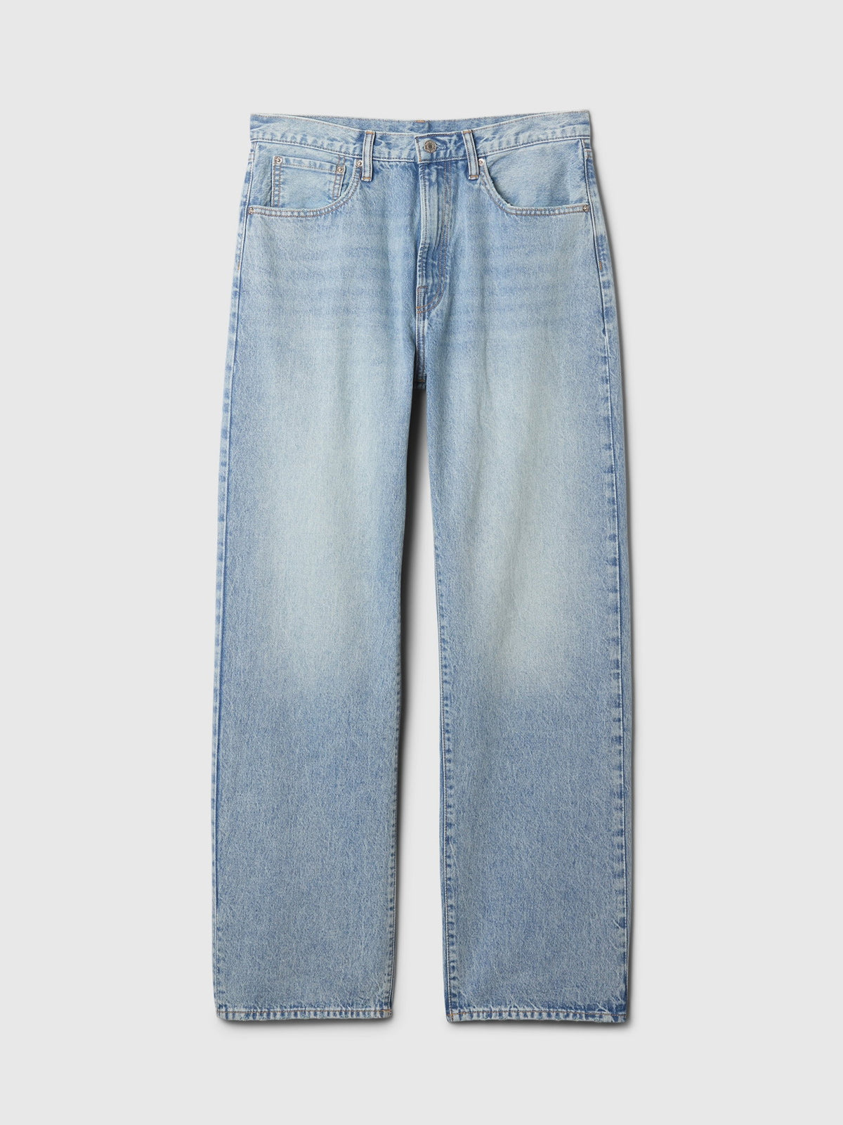 Açık Mavi '90s Loose Jean Pantolon