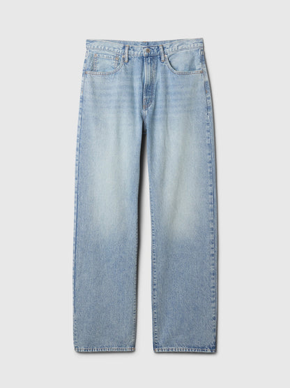 Açık Mavi '90s Loose Jean Pantolon