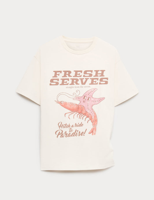Desenli T-shirt