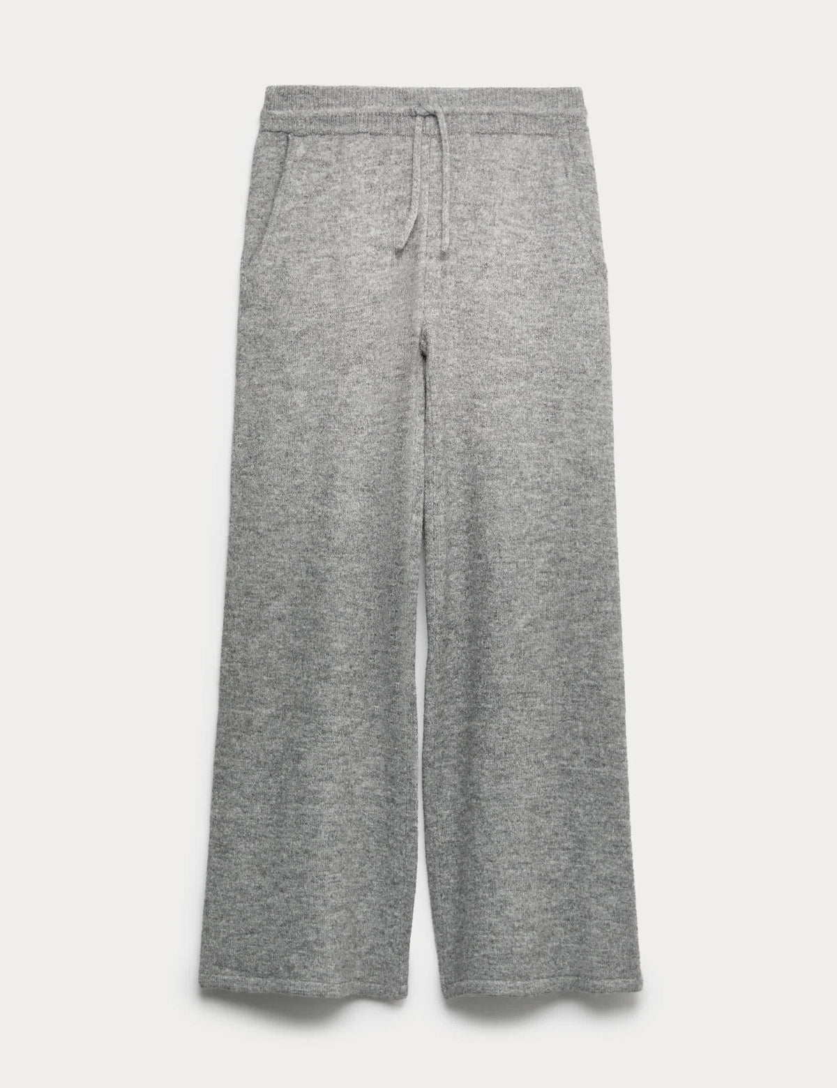 Geniş Paça Triko Pantolon