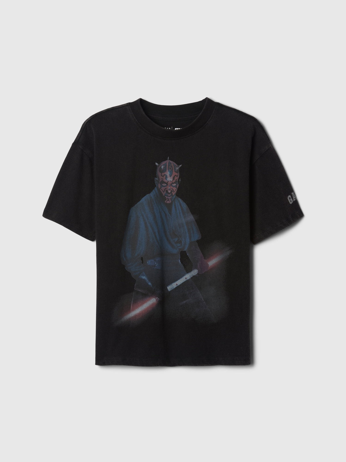 Siyah Star Wars Grafikli T-shirt