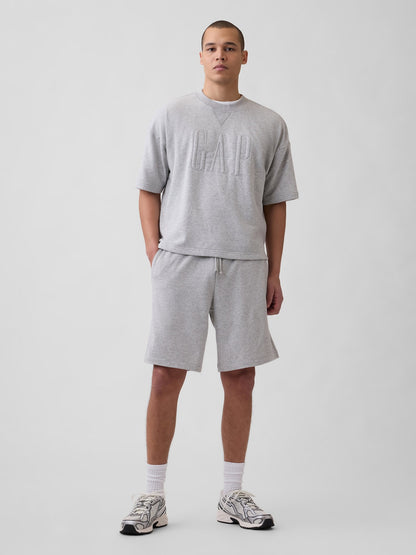 Gri Vintagesoft Terry Oversize Logo Sweatshirt