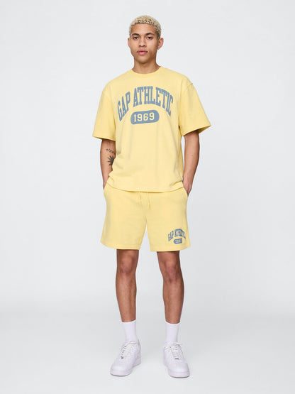 Sarı Vintagesoft Athletic Gap Logo Sweatshirt