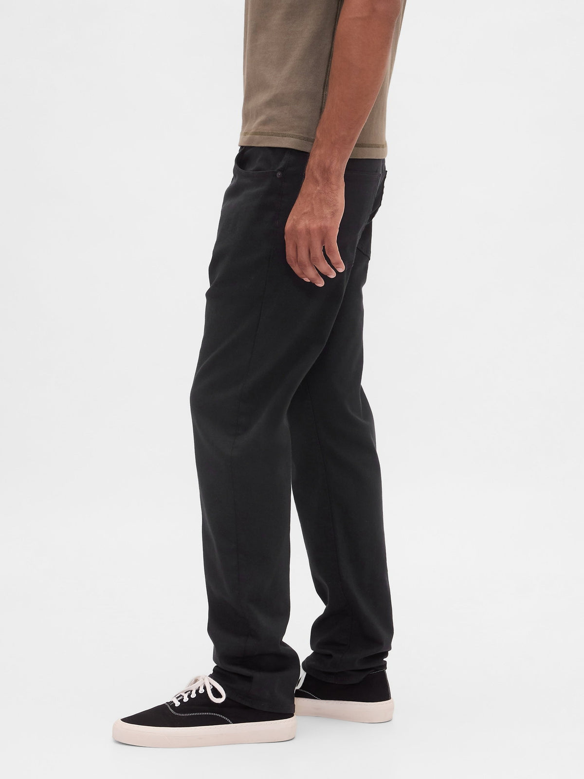 Gri Straight Fit City Jean Pantolon