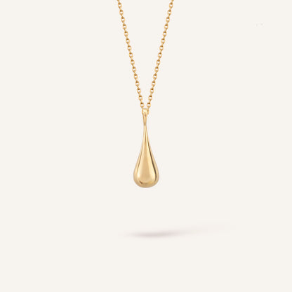 Aqua Drop Damla Figürlü Altın Kolye