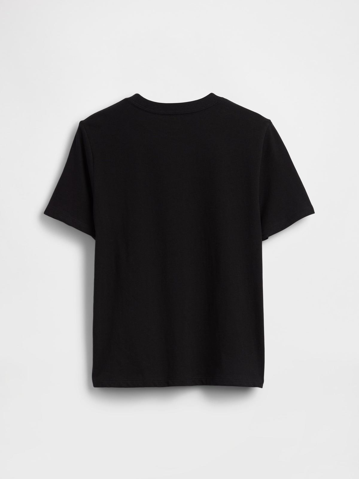 Siyah Grafik Baskılı T-shirt