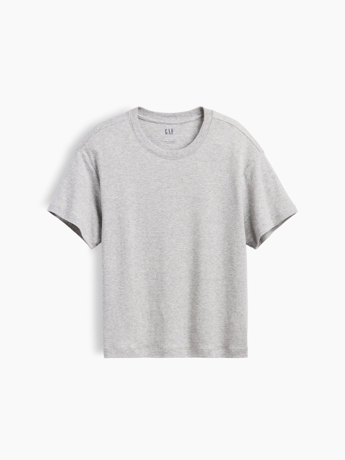 Lacivert Supima® Pamuk Relaxed T-shirt