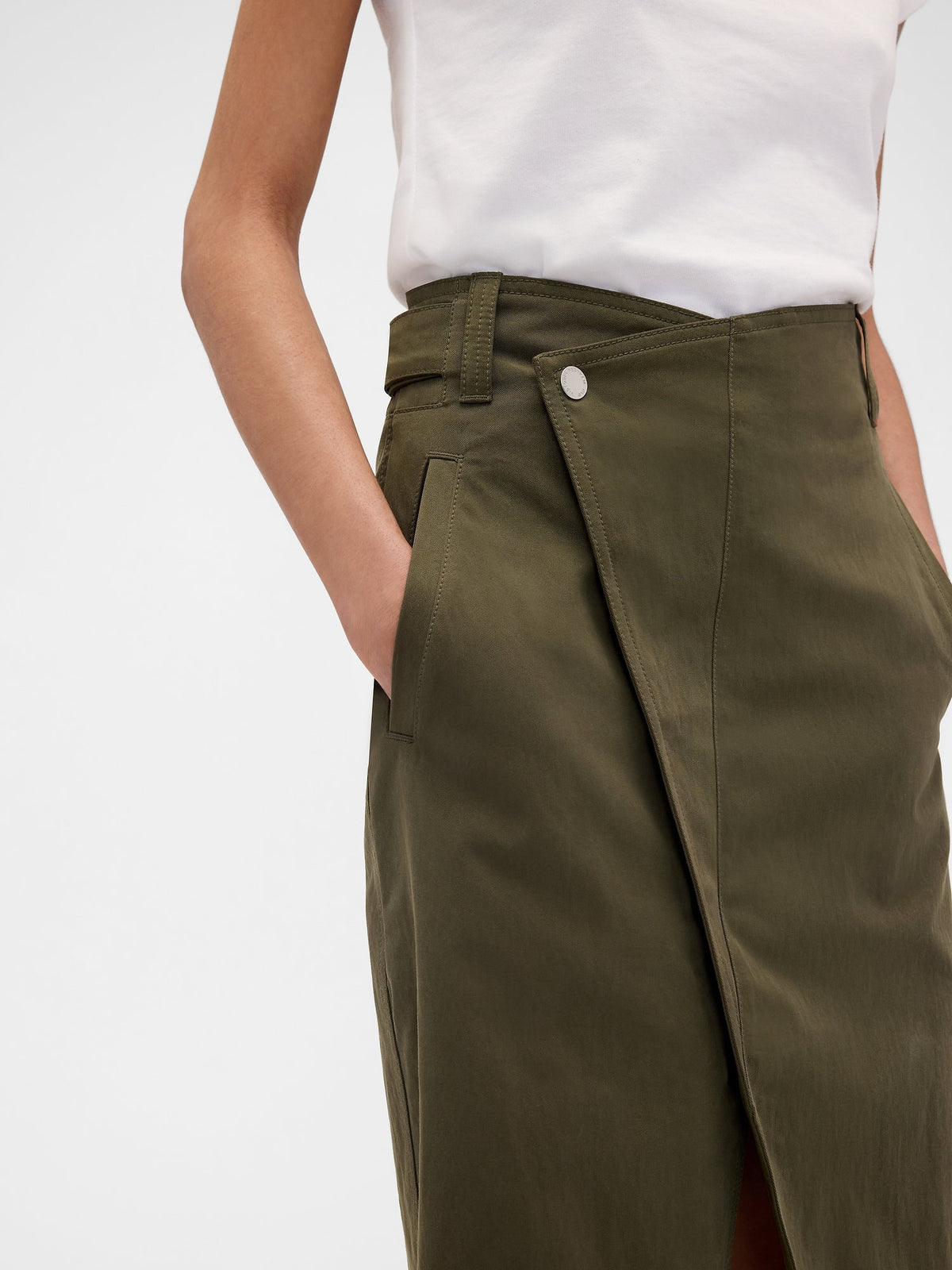 Haki Gap × Victoria Beckham Kargo Etek