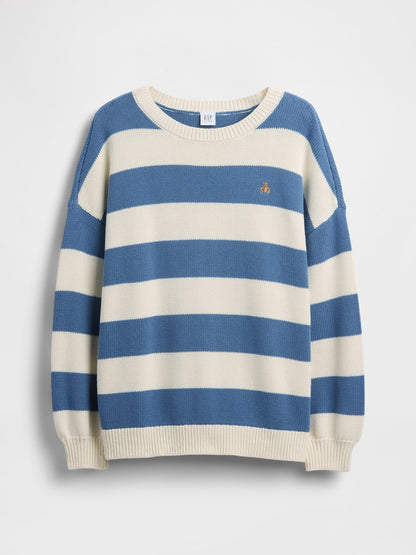 Mavi Oversize Tunik Kazak