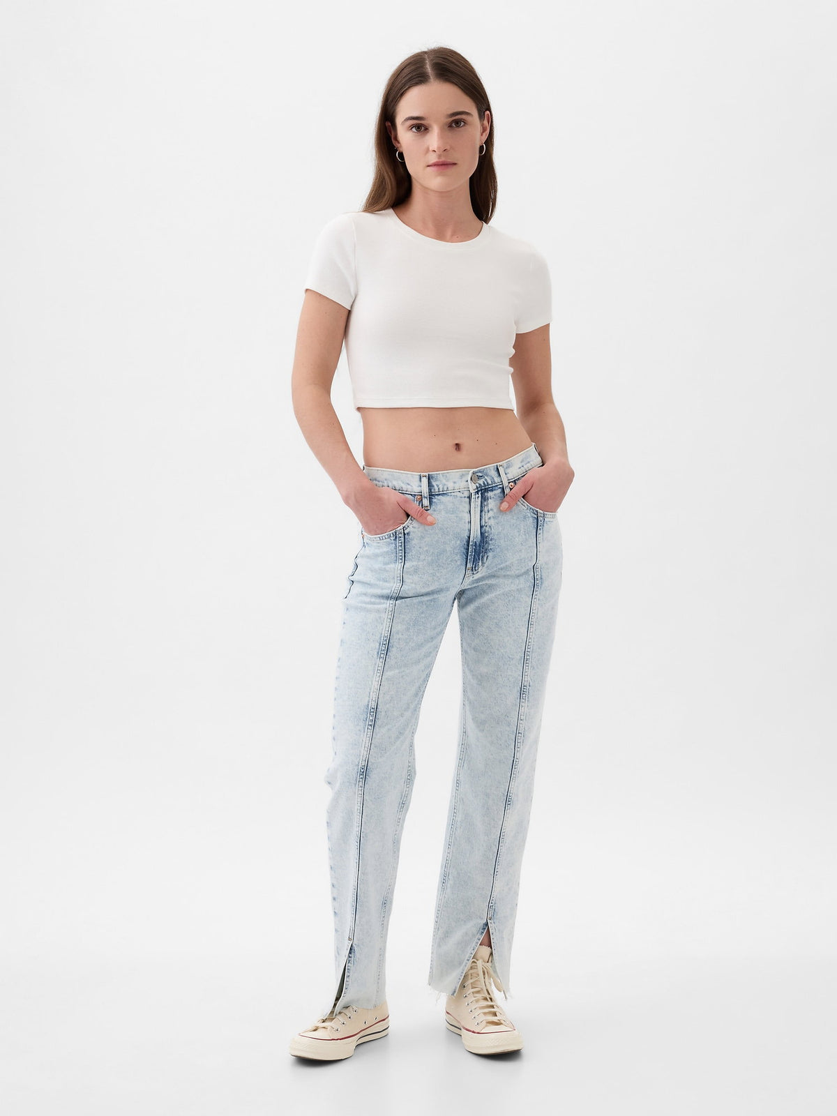 Mavi Mid Rise '90s Loose Jean Pantolon