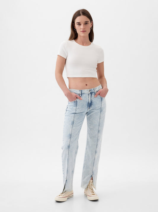 Mavi Mid Rise '90s Loose Jean Pantolon