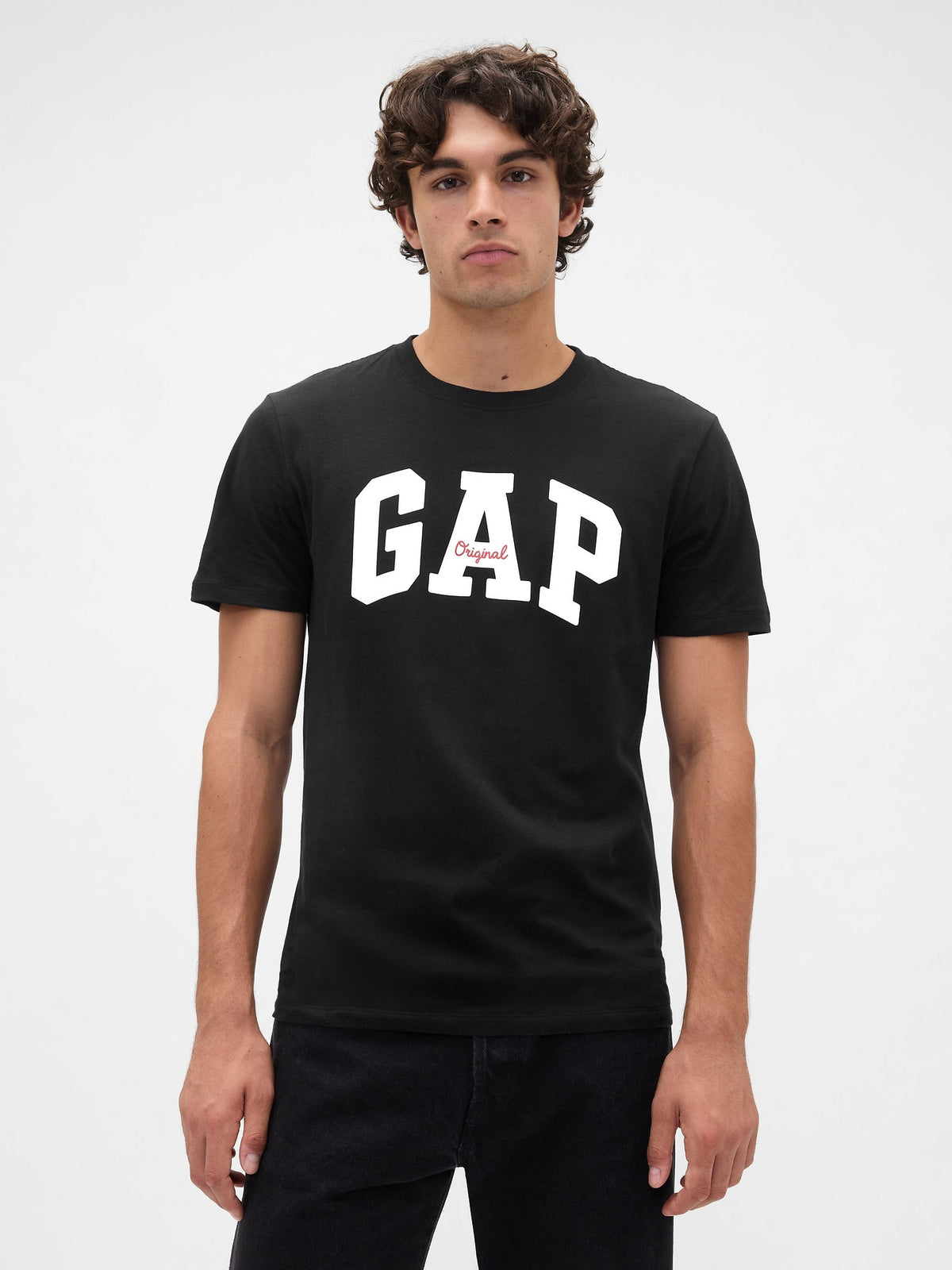 Siyah Everyday Soft Gap Logo T-shirt