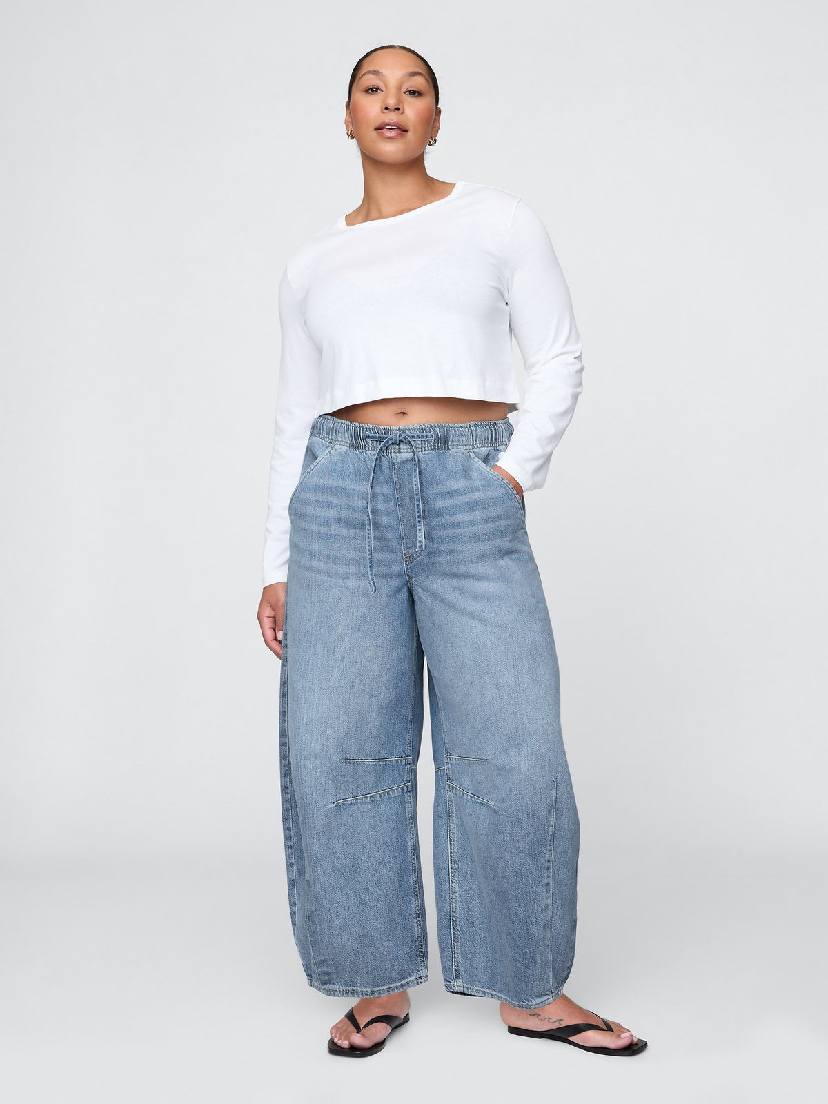 Mavi Mid Rise Ultrasoft Horseshoe Jean Pantolon