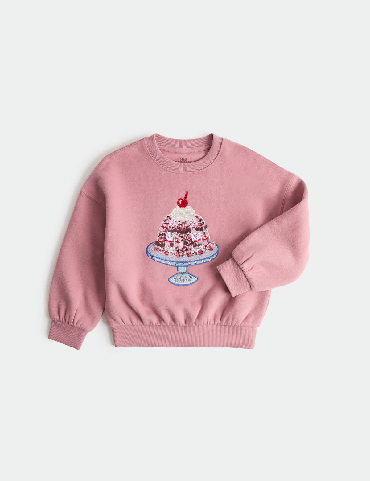 Pamuklu Jelly Baskılı Çocuk Sweatshirt